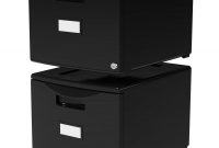 Storex One Drawer Mini File Cabinet With Lock Legalletter Black with regard to measurements 1500 X 1500