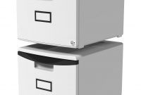 Storex Single Drawer Mini File Cabinet With Lock Greyblack 2 Pack with dimensions 2709 X 2709