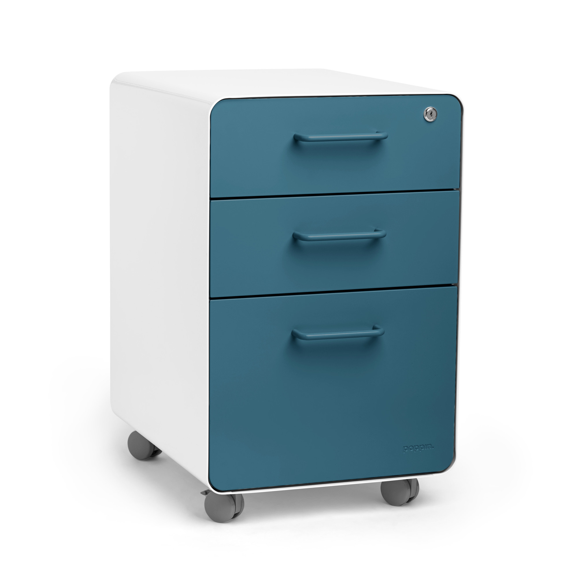 Stow 3 Drawer File Cabinet Rolling Poppin throughout size 2000 X 2000