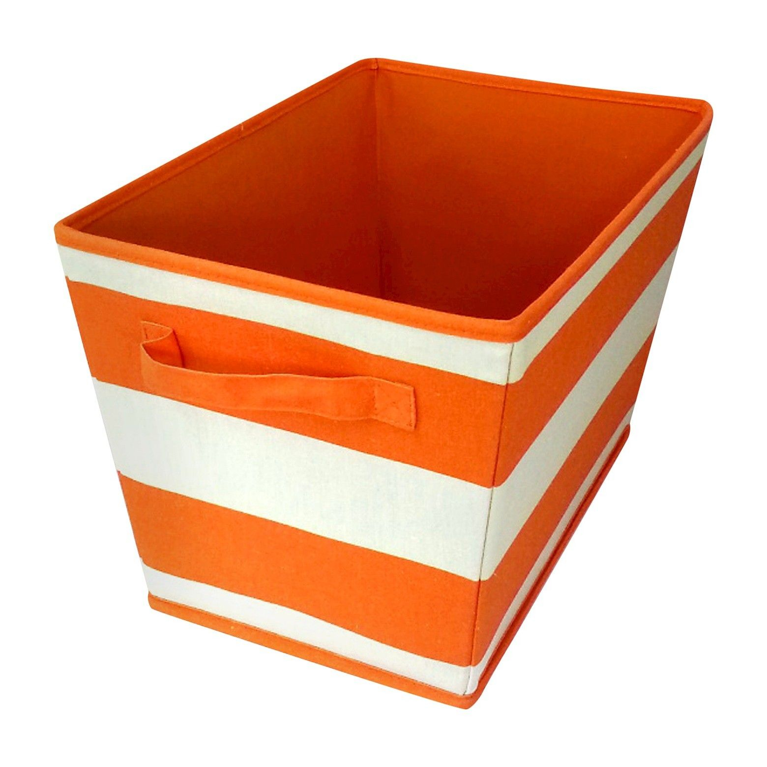 Striped Fabric Bin Large Orange Pillowfort New House Boys Room intended for sizing 1560 X 1560