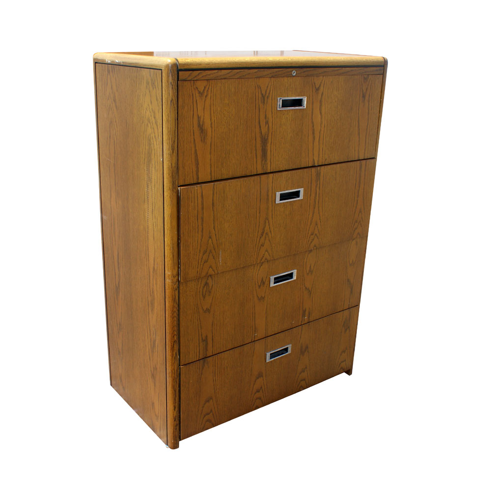 Superb Vintage Wood File Cabinet 1 Four Drawer Wood File Cabinet in dimensions 1000 X 1000