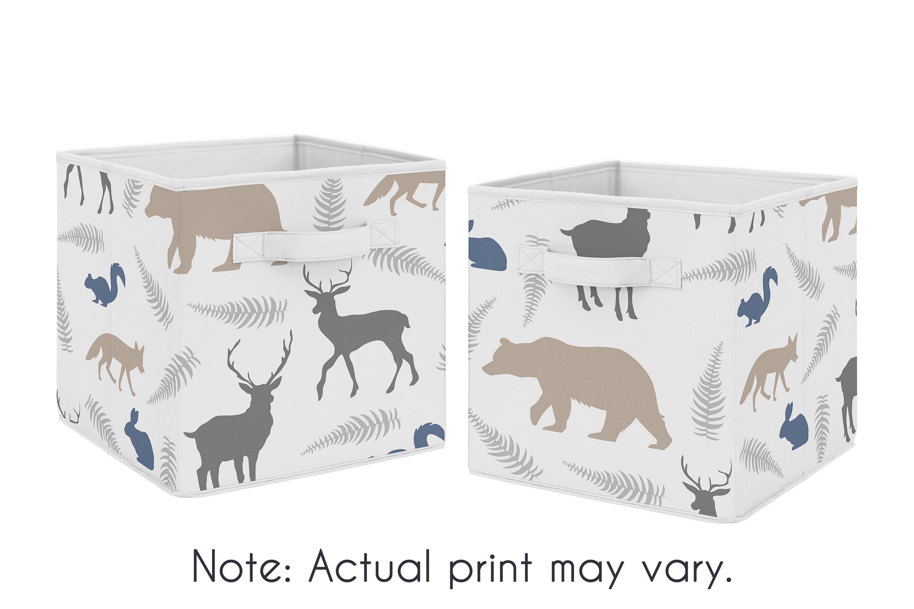 Sweet Jojo Designs Woodland Animals Fabric Storage Cube Wayfairca regarding size 3000 X 2000