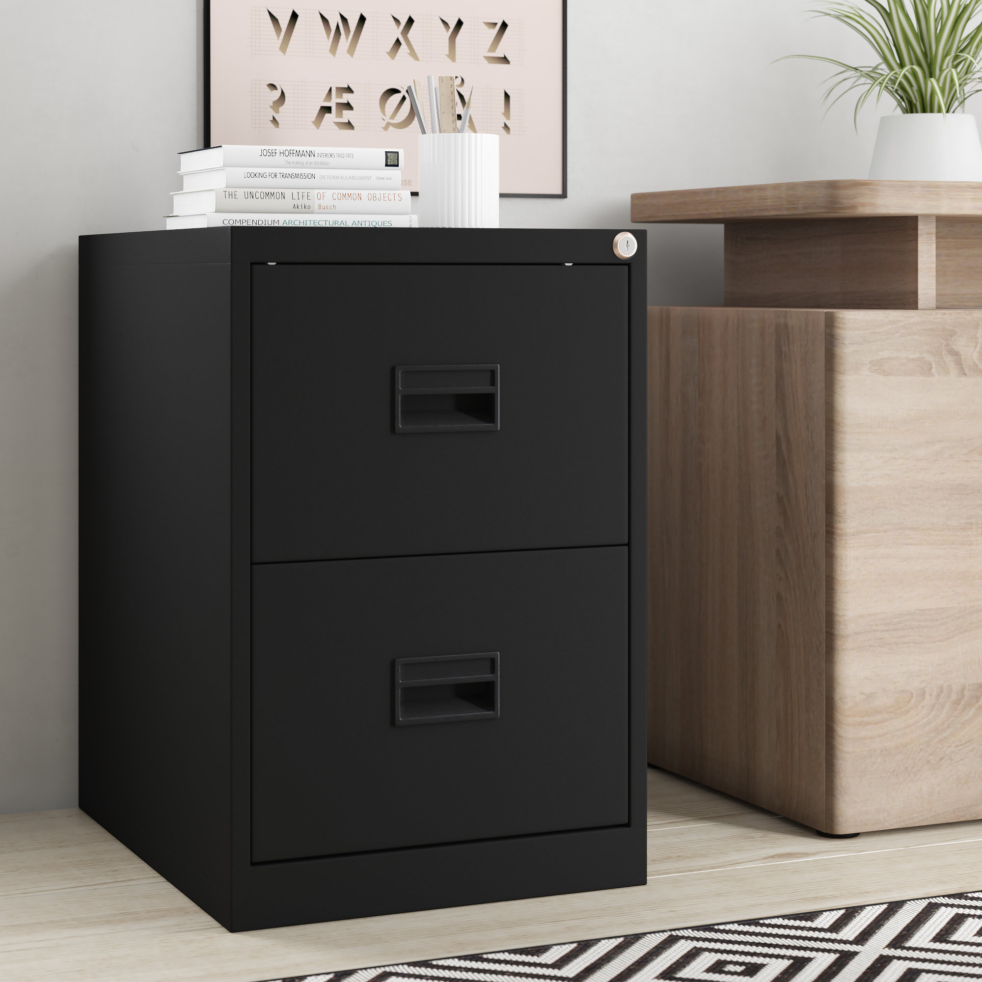 Symple Stuff Office 2 Drawer Filing Cabinet Reviews Wayfaircouk within proportions 2000 X 2000