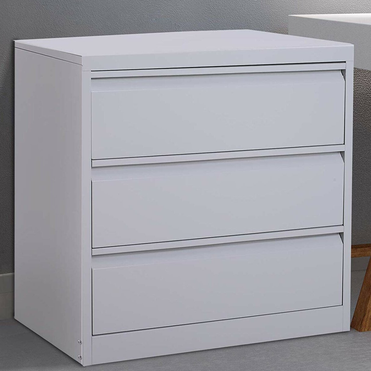 Symple Stuff Tamra Metal 3 Drawer Lateral Filing Cabinet Wayfair inside dimensions 1215 X 1215