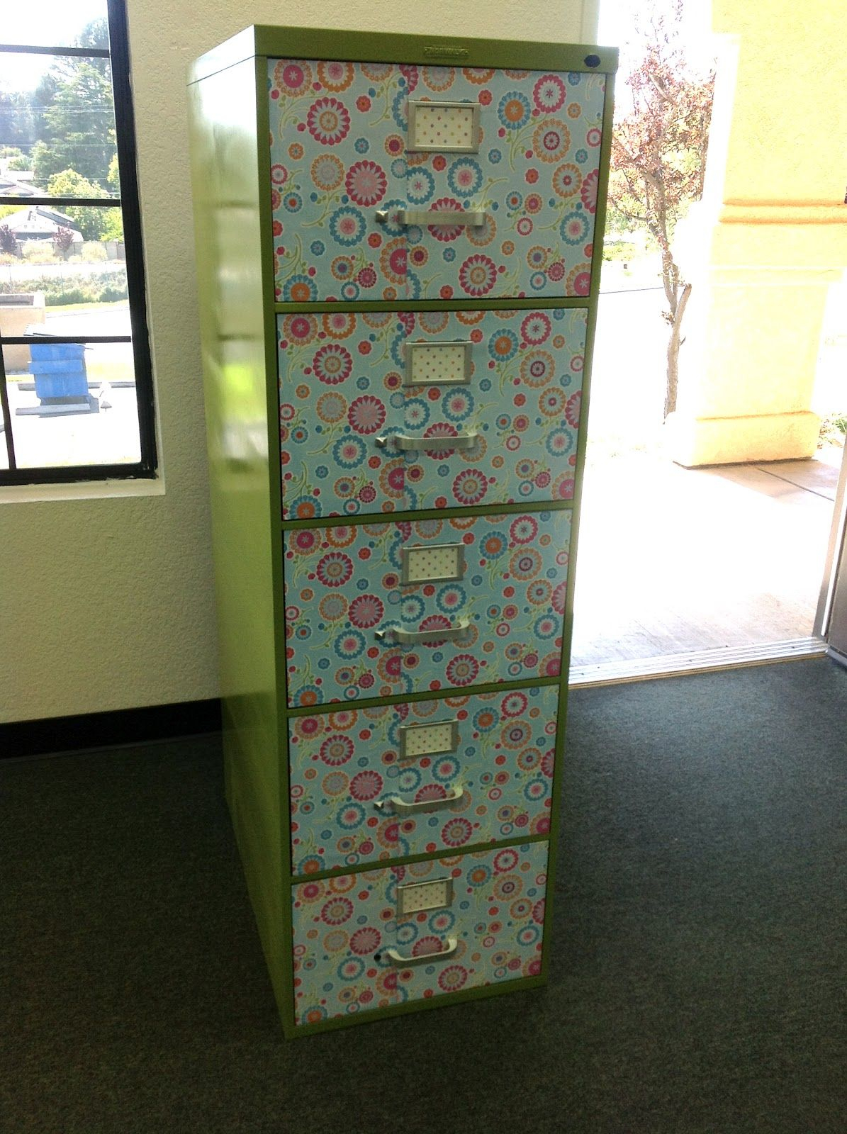 Teach On A Limb File Cabinet Makeover And A Mod Podge Linky Miss for sizing 1195 X 1600