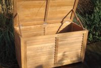 Teak Outdoor Storage Box Woodberry regarding proportions 1197 X 1041