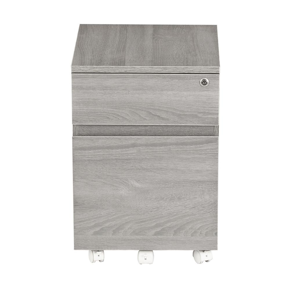 Techni Mobili Grey Rolling 2 Drawer Vertical Filing Cabinet With with regard to sizing 1000 X 1000
