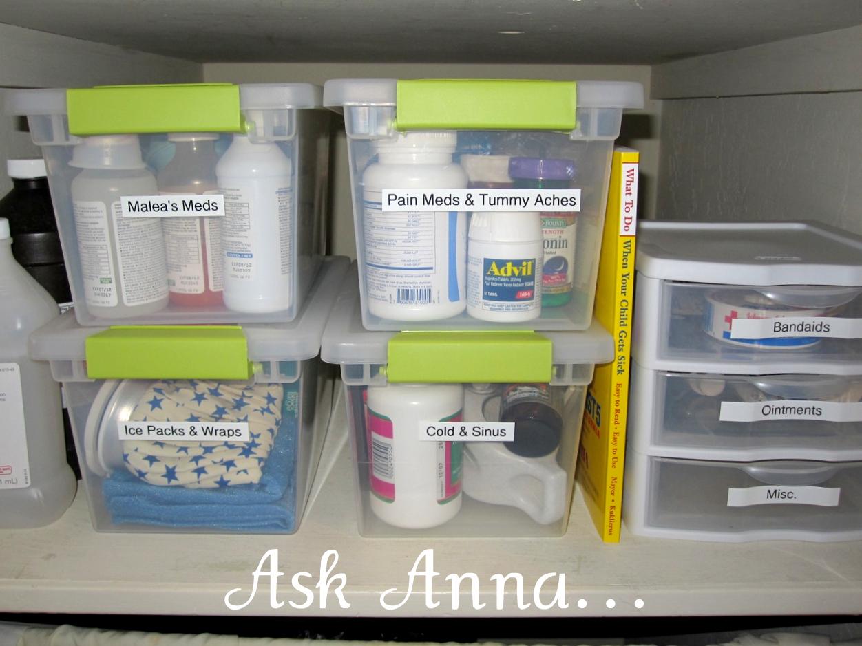 The Easiest Way To Organize Medicine Bottles Ask Anna throughout size 1252 X 939