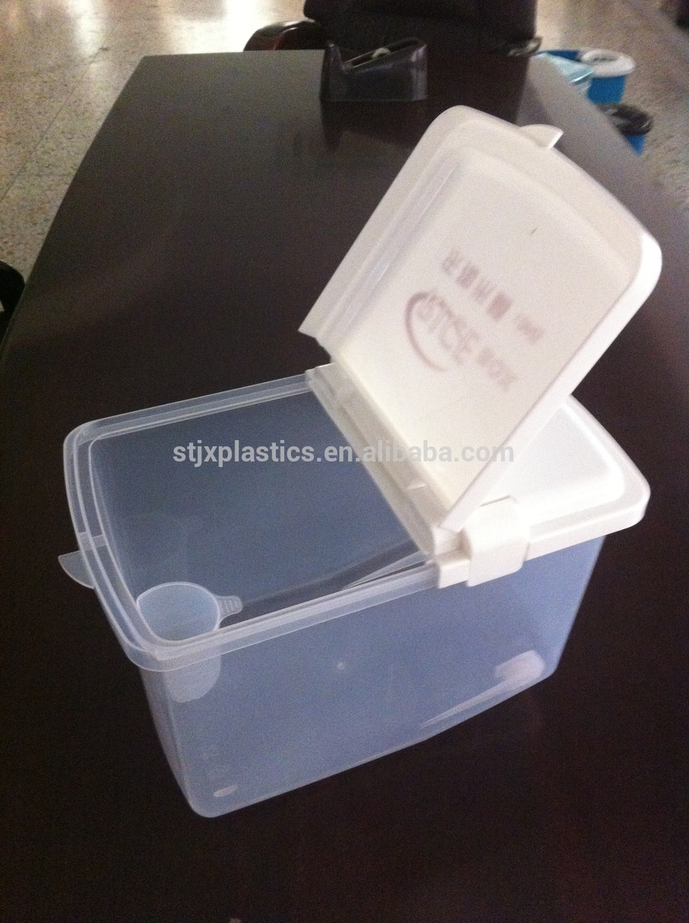 Thick Transparent Plastic Container With Flip Top Lid View Food inside dimensions 999 X 1338