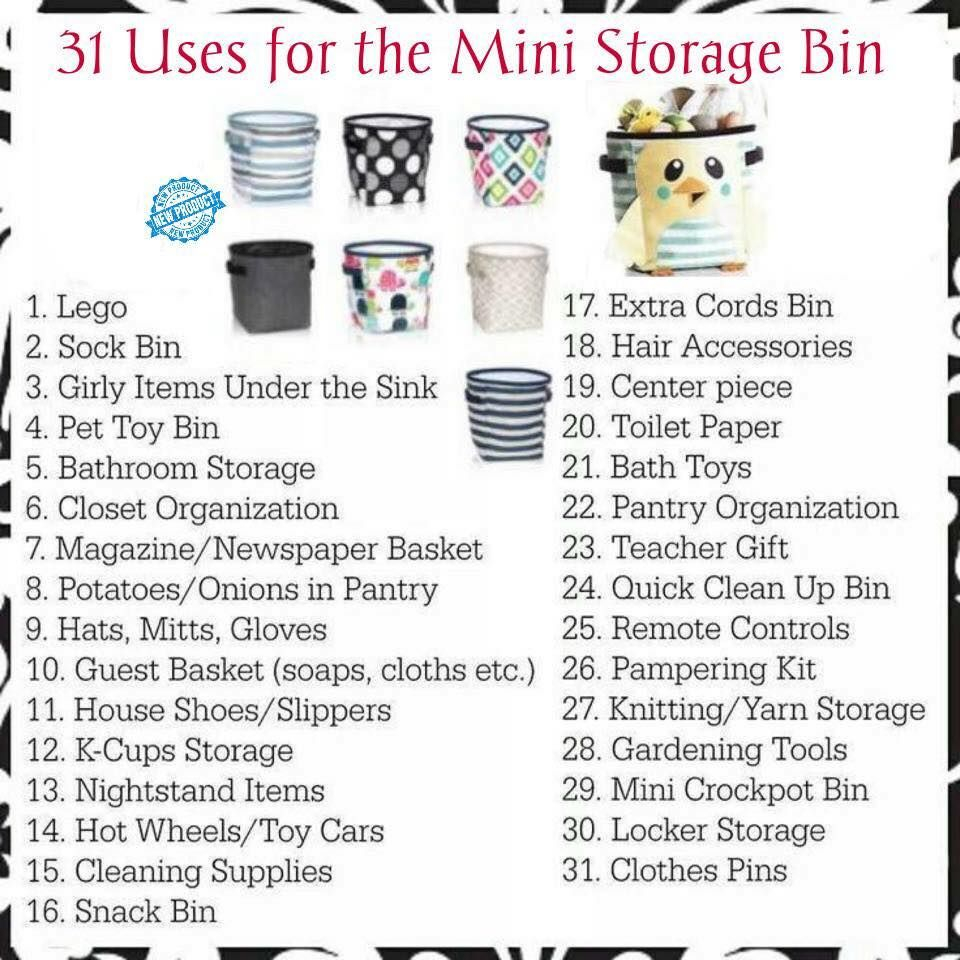 Thirty One Mini Storage Bin Wwwmythirtyonebethturner31 for dimensions 960 X 960