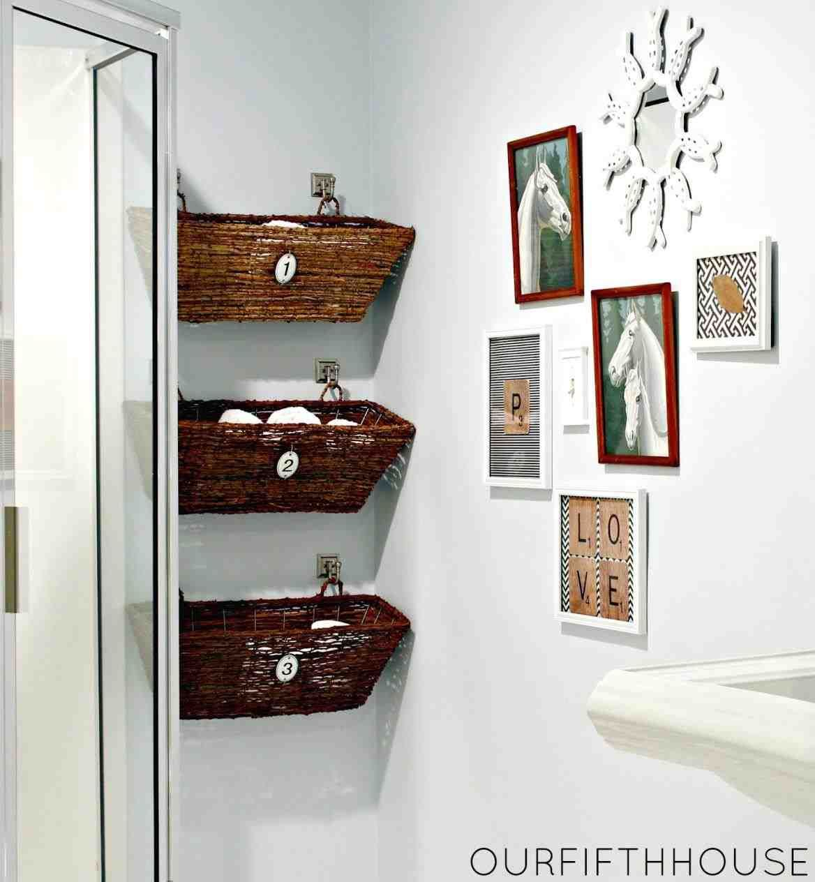 This Bathroom Wall Storage Baskets Ergonomic Wall Mounted Storage with dimensions 1168 X 1264