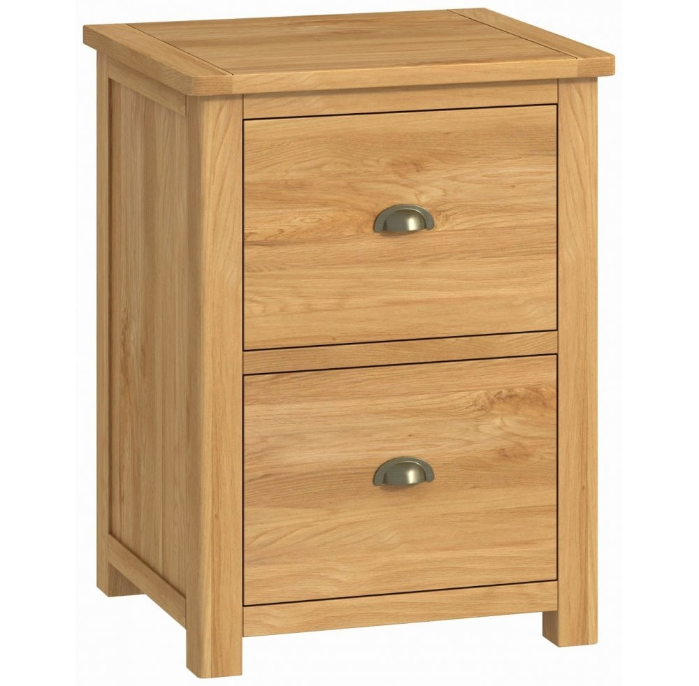 Thorncross Oak Office 2 Drawer Filing Cabinet Oak Furniture From regarding proportions 1000 X 982
