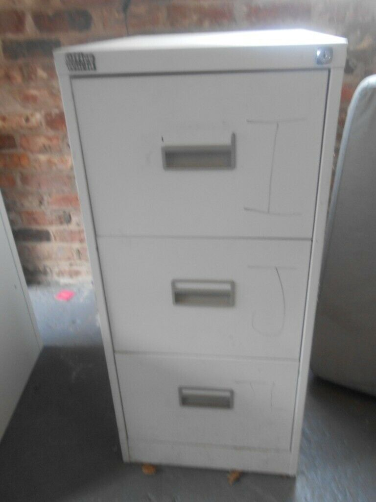 Three Drawer Grey Office World Filing Cabinet In pertaining to measurements 768 X 1024