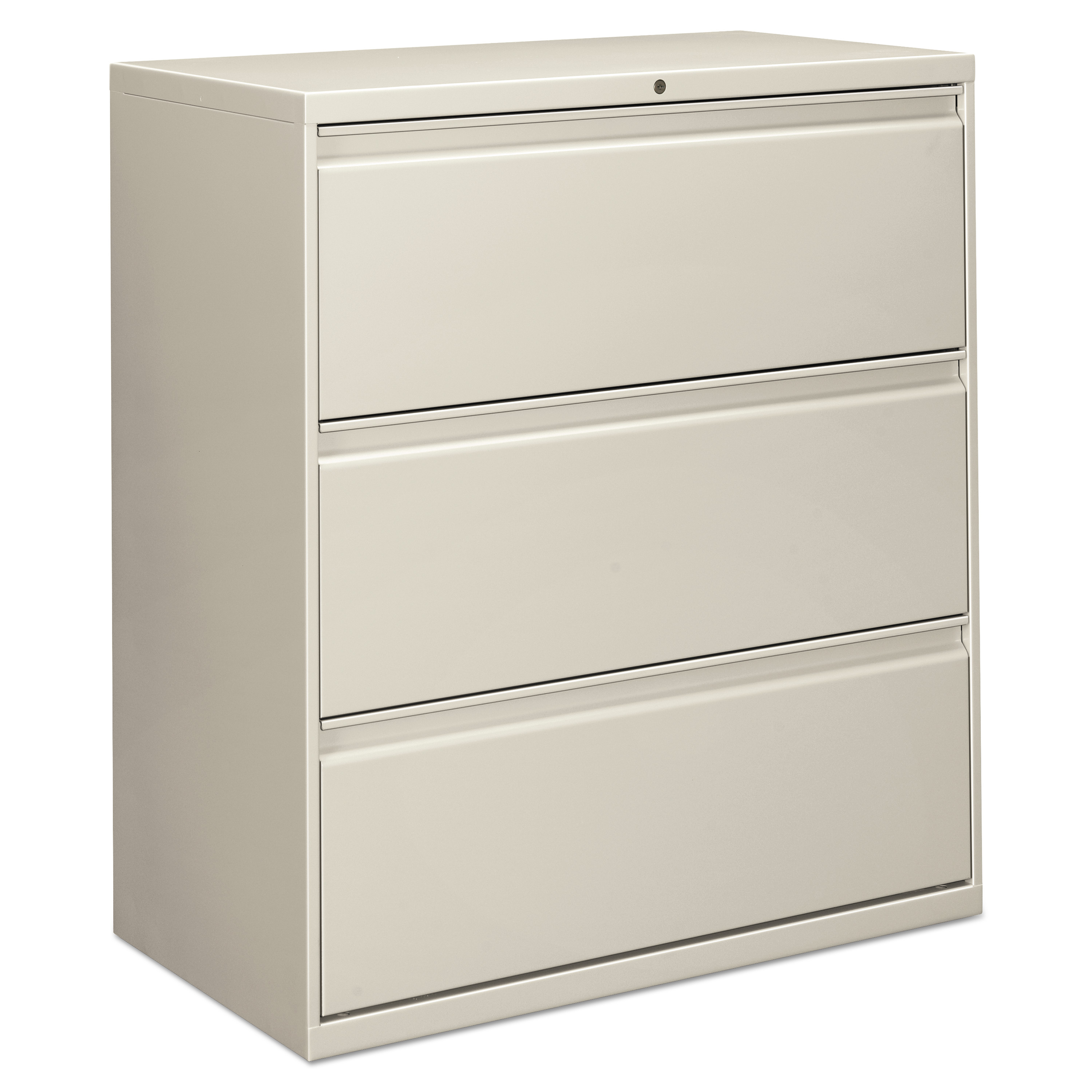 Three Drawer Lateral File Cabinet 36w X 18d X 40 78h Light Gray for dimensions 3000 X 3000