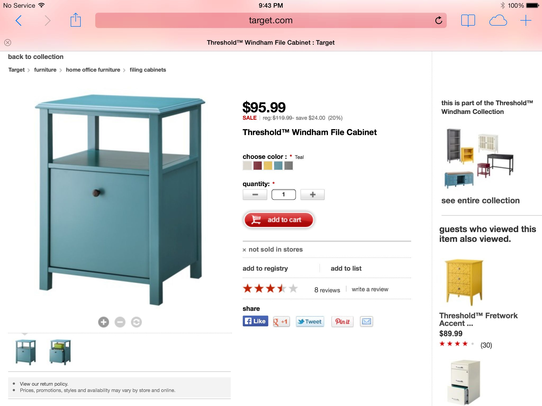 Threshold Windham File Cabinet Teal Dressernightstandend Table in measurements 2048 X 1536