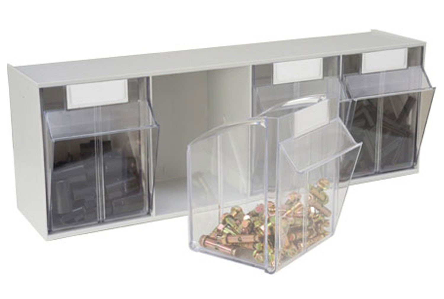 Tilted Front Storage Bins With 4 Sections Furniture At Work in sizing 1500 X 1011