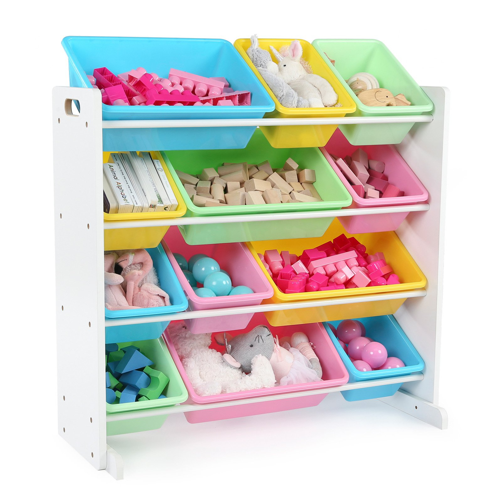 Tot Tutors Pastel Kids Toy Storage Organizer With 12 Bins Products in sizing 1600 X 1600