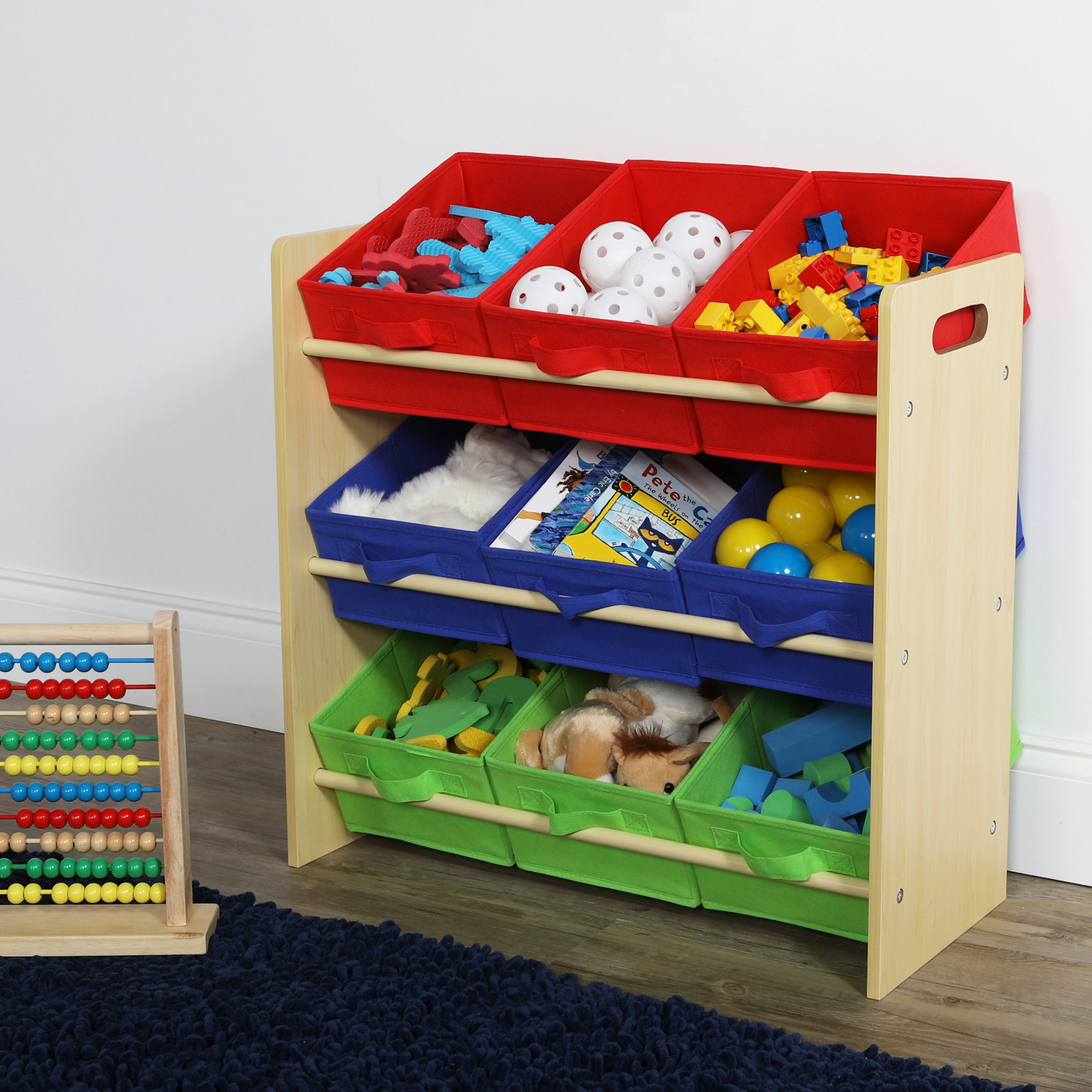 Tot Tutors Primary Kids Toy Storage Organizer With 9 Bins Products with measurements 1800 X 1800