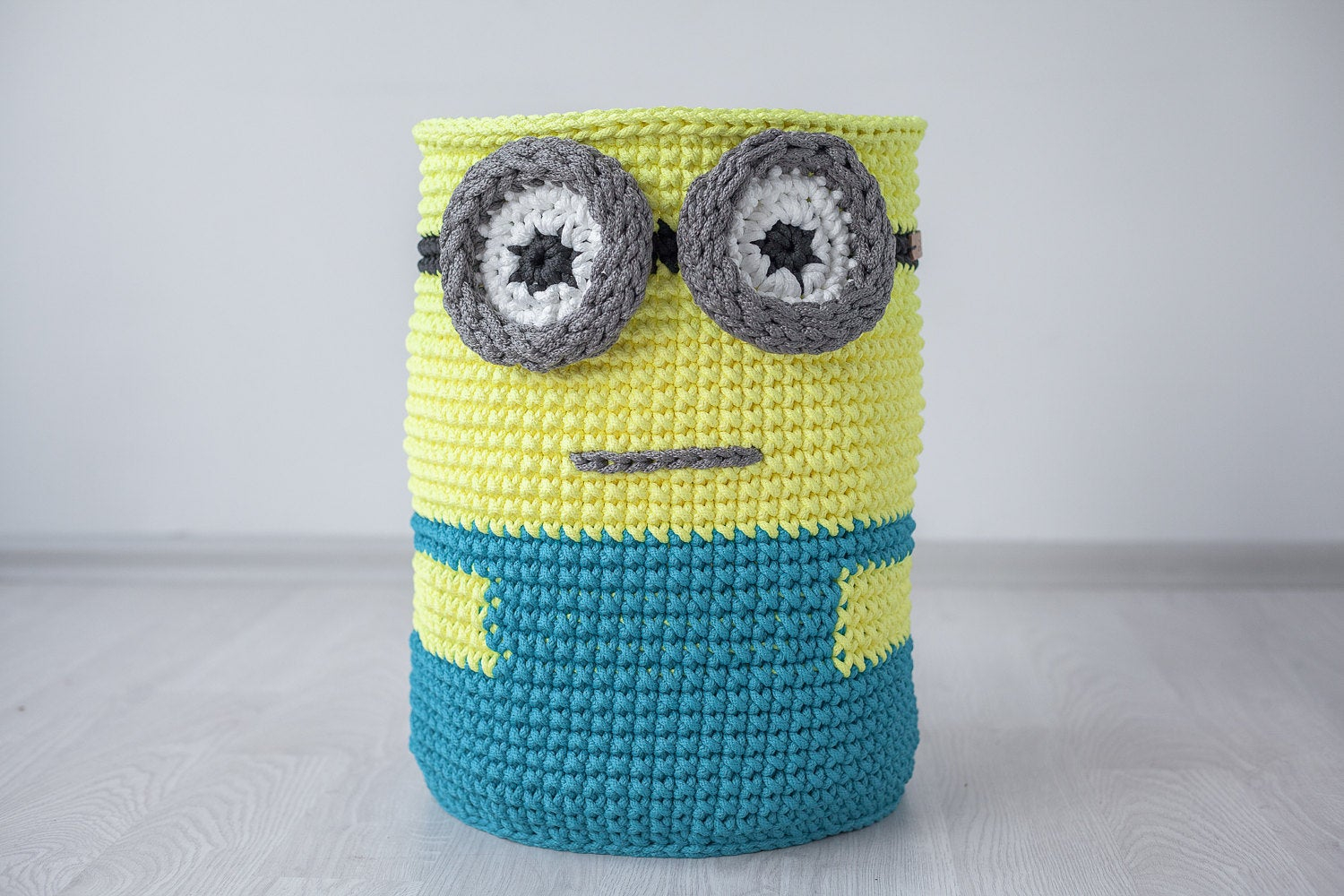 Toy Storage Bin Nursery Storage Baskettoy Basket Minion Etsy intended for dimensions 1500 X 1000