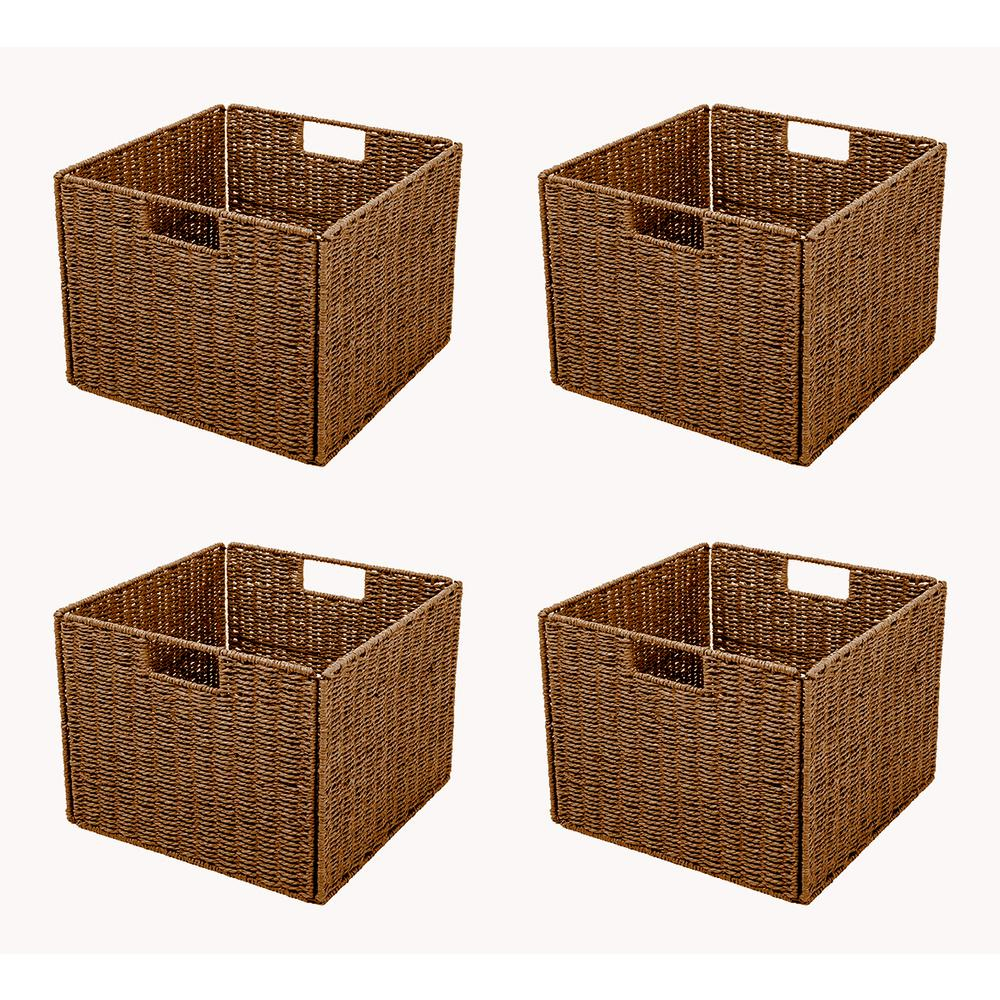 Trademark Innovations 13 In X 10 Infoldable Storage Basket With in dimensions 1000 X 1000