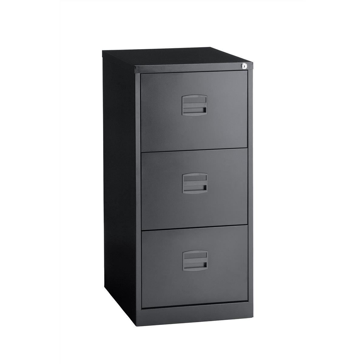 Trexus 3 Drawer Filing Cabinet 470x622x1016mm Ref 632694 5 Star pertaining to sizing 1200 X 1200