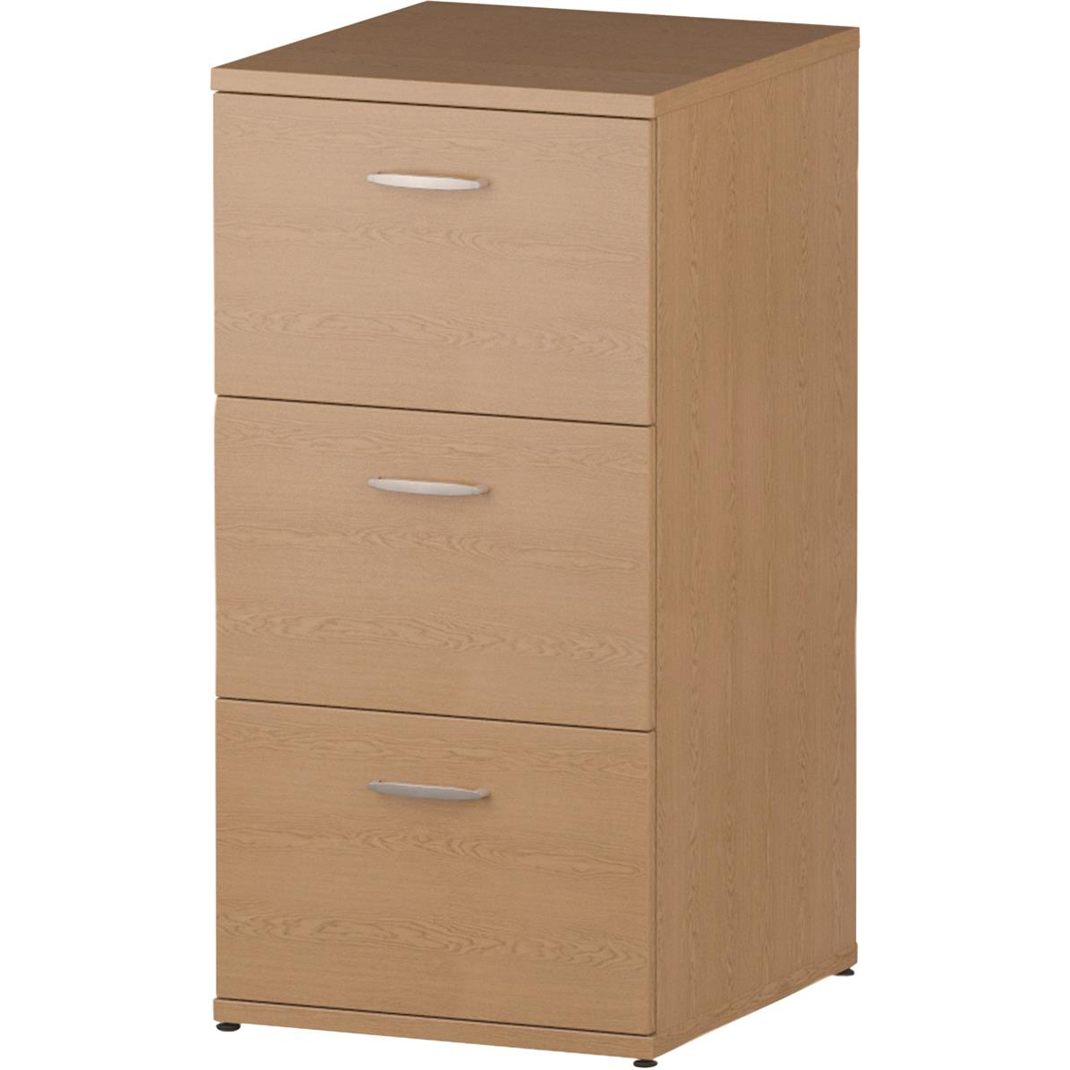 Trexus 3 Drawer Filing Cabinet 500x600x1125mm Oak Ref I000781 5 intended for proportions 1200 X 1200