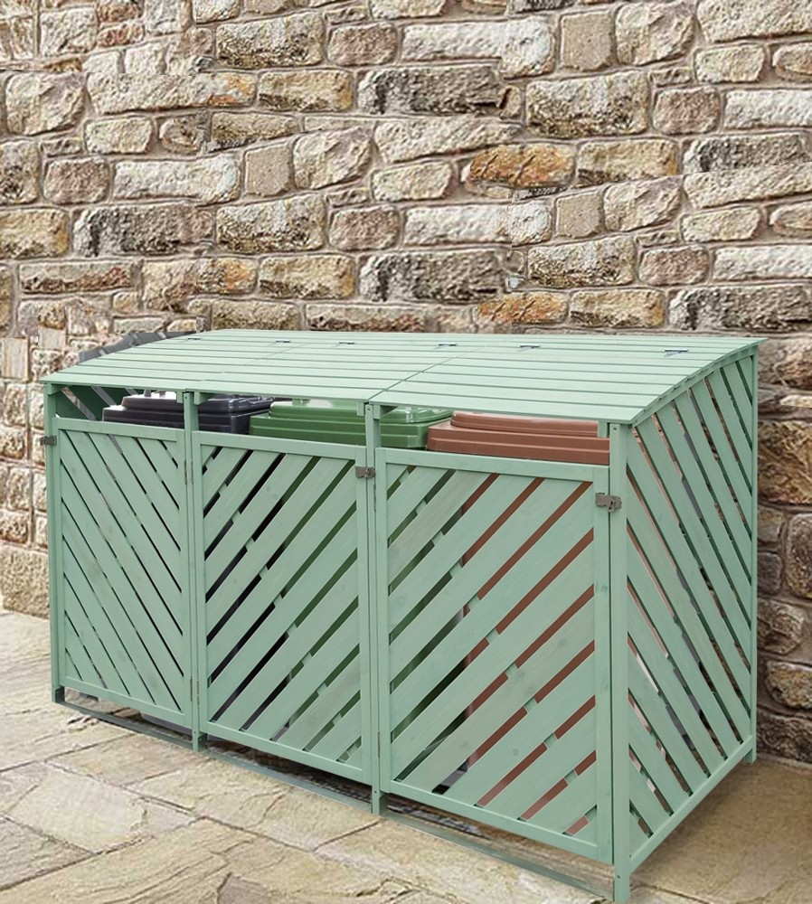 Triple Wheelie Bin Storage • Cabinet Ideas