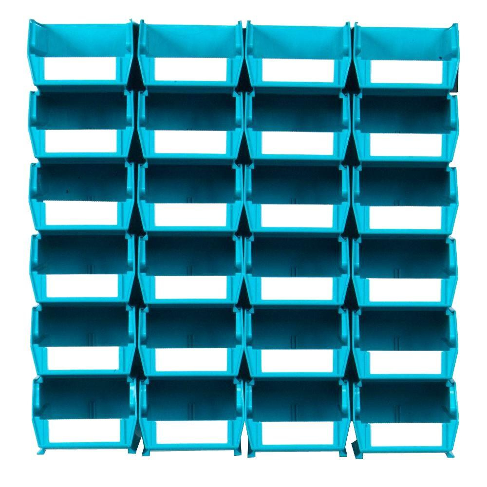 Triton Products Locbin Small Wall Storage Bin 24 Piece With 2 Wall with regard to sizing 1000 X 1000