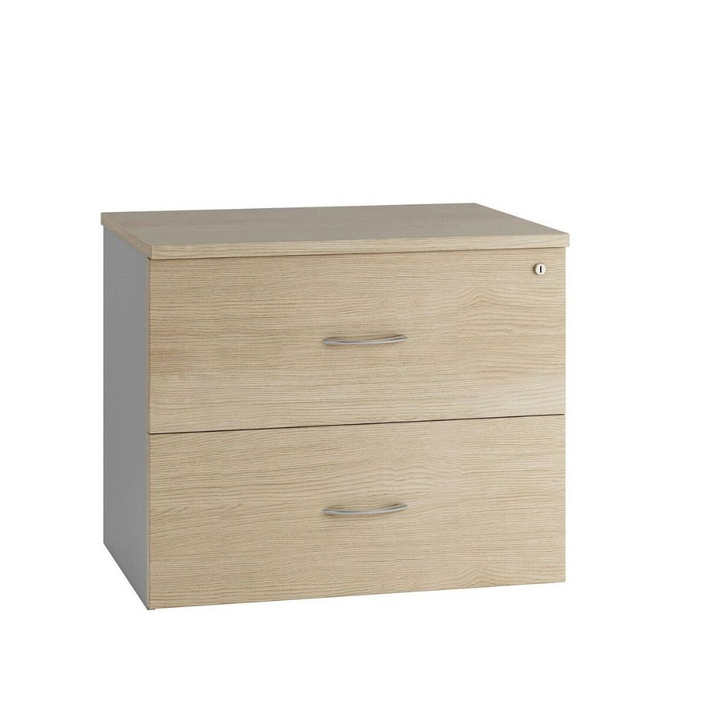 Two Drawer Side Filing Cabinet Silver Carcass Choice Of Matt regarding sizing 1000 X 1000