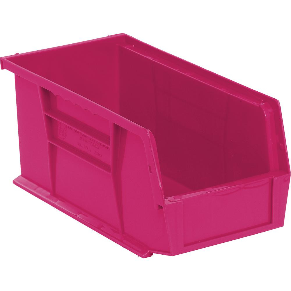 Ultra Series Stack And Hang 35 Gal Storage Bin In Pink 12 Pack within size 1000 X 1000