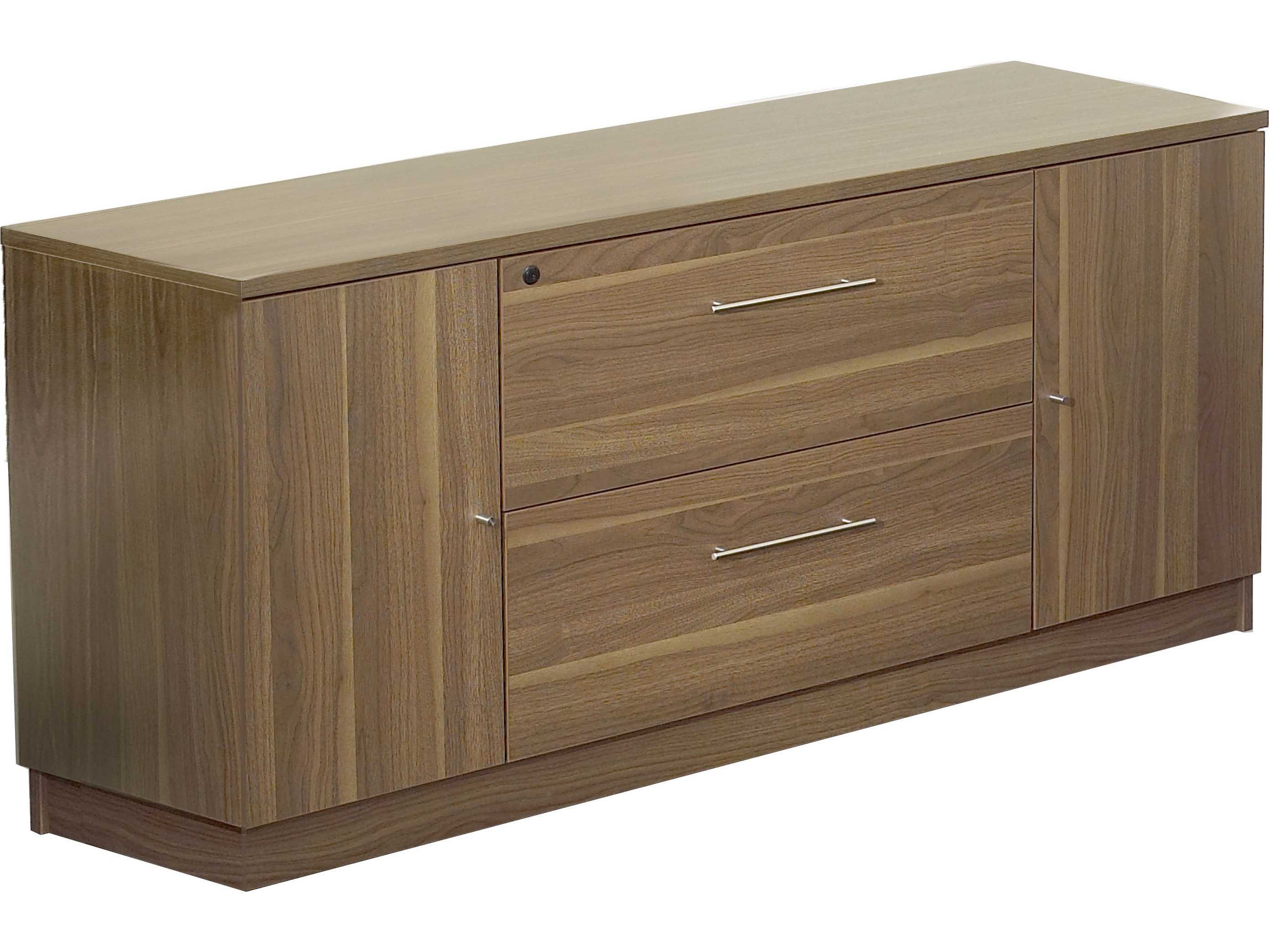 Unique Furniture 100 Series Walnut Credenza File Cabinet File within dimensions 2783 X 2088