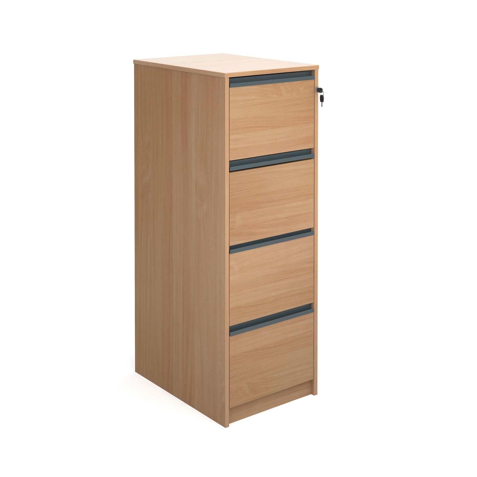 Universal 4 Draw Wood Office Furniture Tough Filing Cabinet Beech within sizing 1600 X 1600