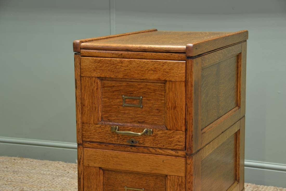Unusual Edwardian Oak Antique Filing Cabinet Antiques World throughout measurements 1100 X 733