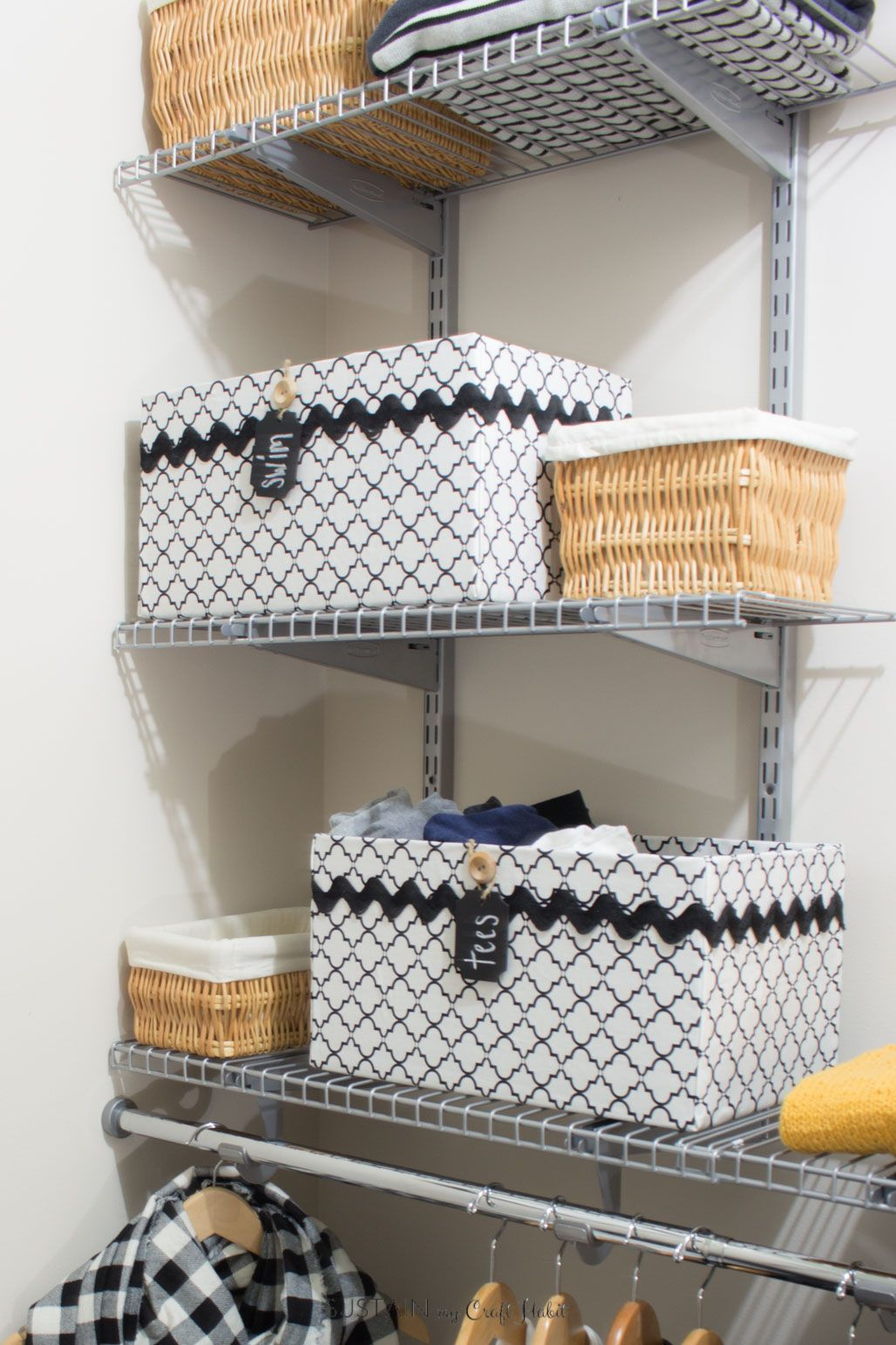 Upcycling A Cardboard Box Into A Stylish Diy Storage Box Home And with size 1028 X 1542