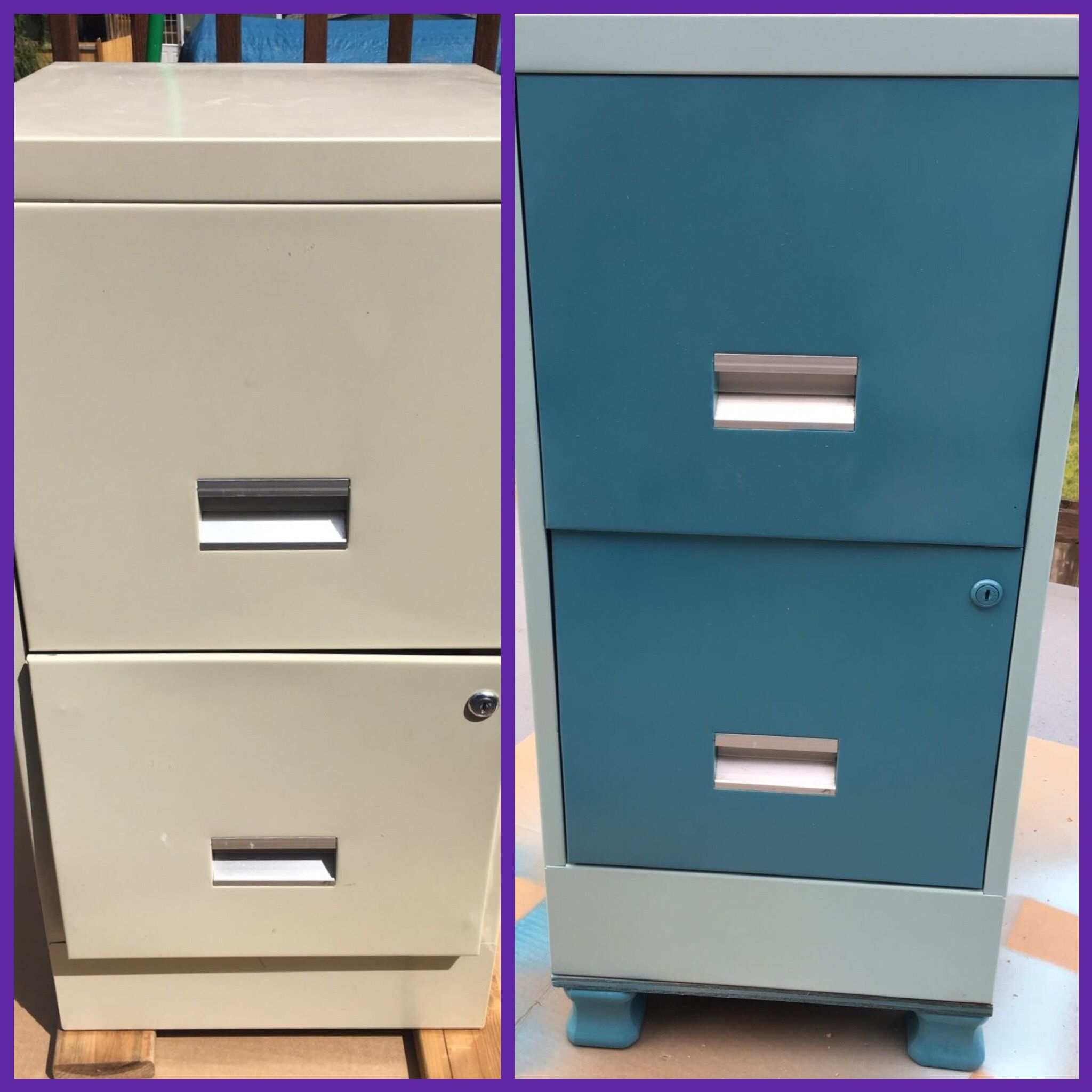 Updated A Basic Metal File Cabinet Today Took It From Basic pertaining to sizing 2048 X 2048