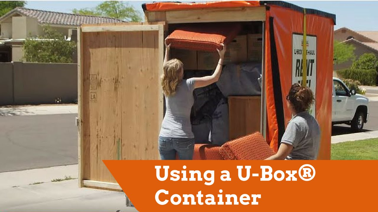 Using A U Box Portable Storage Container For Moving Or Storage for proportions 1280 X 720