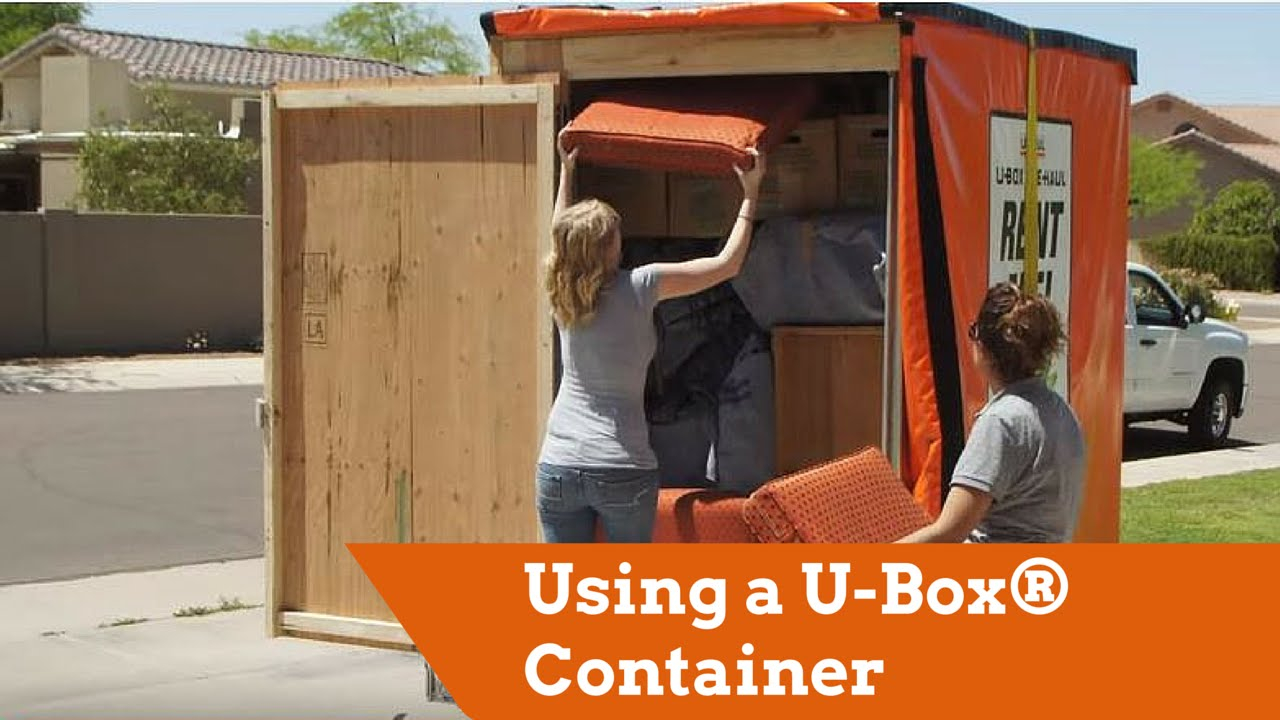 Using A U Box Portable Storage Container For Moving Or Storage pertaining to sizing 1280 X 720