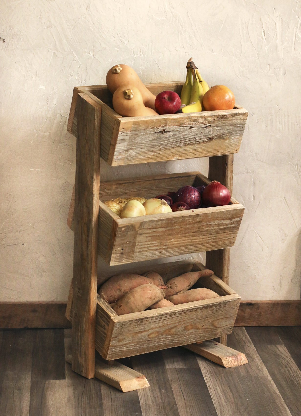 Vegetable Bin Storage Bin Made From Reclaimed Wood In 2019 pertaining to proportions 1231 X 1700