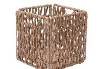 Villacera 12 Inch Square Hand Woven Wicker Storage Bin Foldable intended for sizing 2000 X 2000