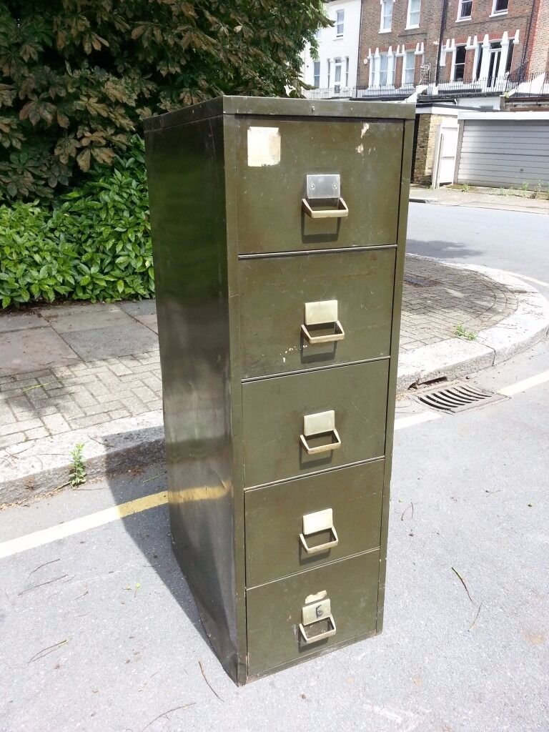 Vintage 1960 Remington Rand Filling Cabinet In Putney London intended for size 768 X 1024