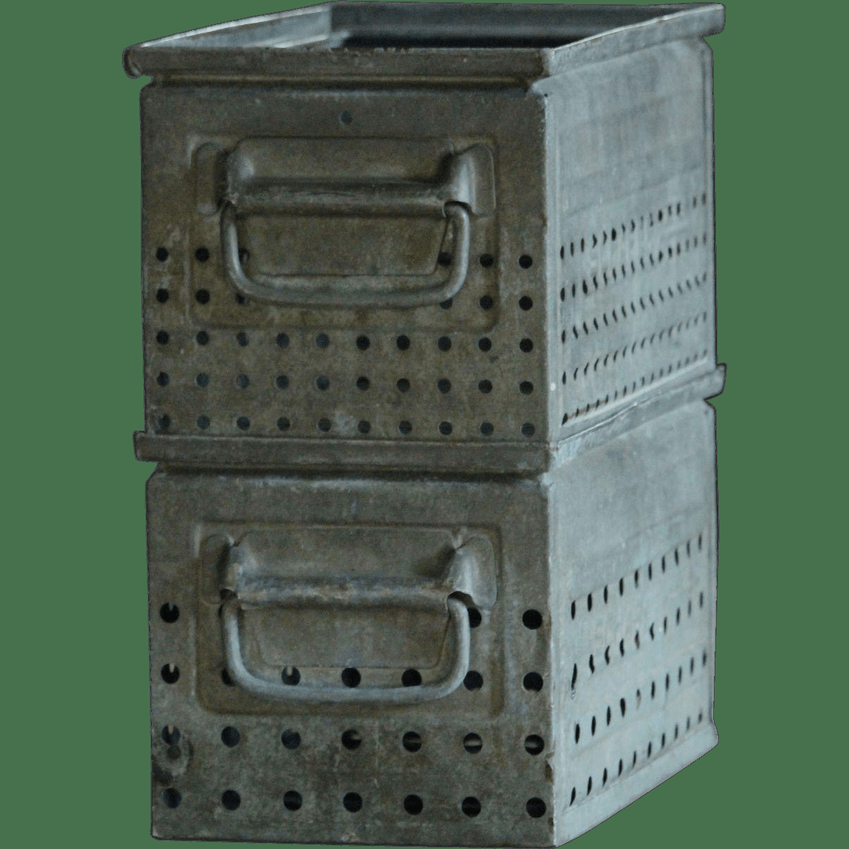 Vintage Industrial Factory Metal Storage Bins Boxes Vintage in proportions 1213 X 1213