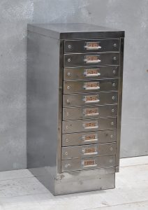 Vintage Industrial Steel Filing Cabinet 10 Drawer Home Barn for dimensions 1500 X 2124