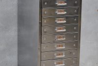 Vintage Industrial Steel Filing Cabinet 10 Drawer Home Barn pertaining to proportions 1500 X 2124