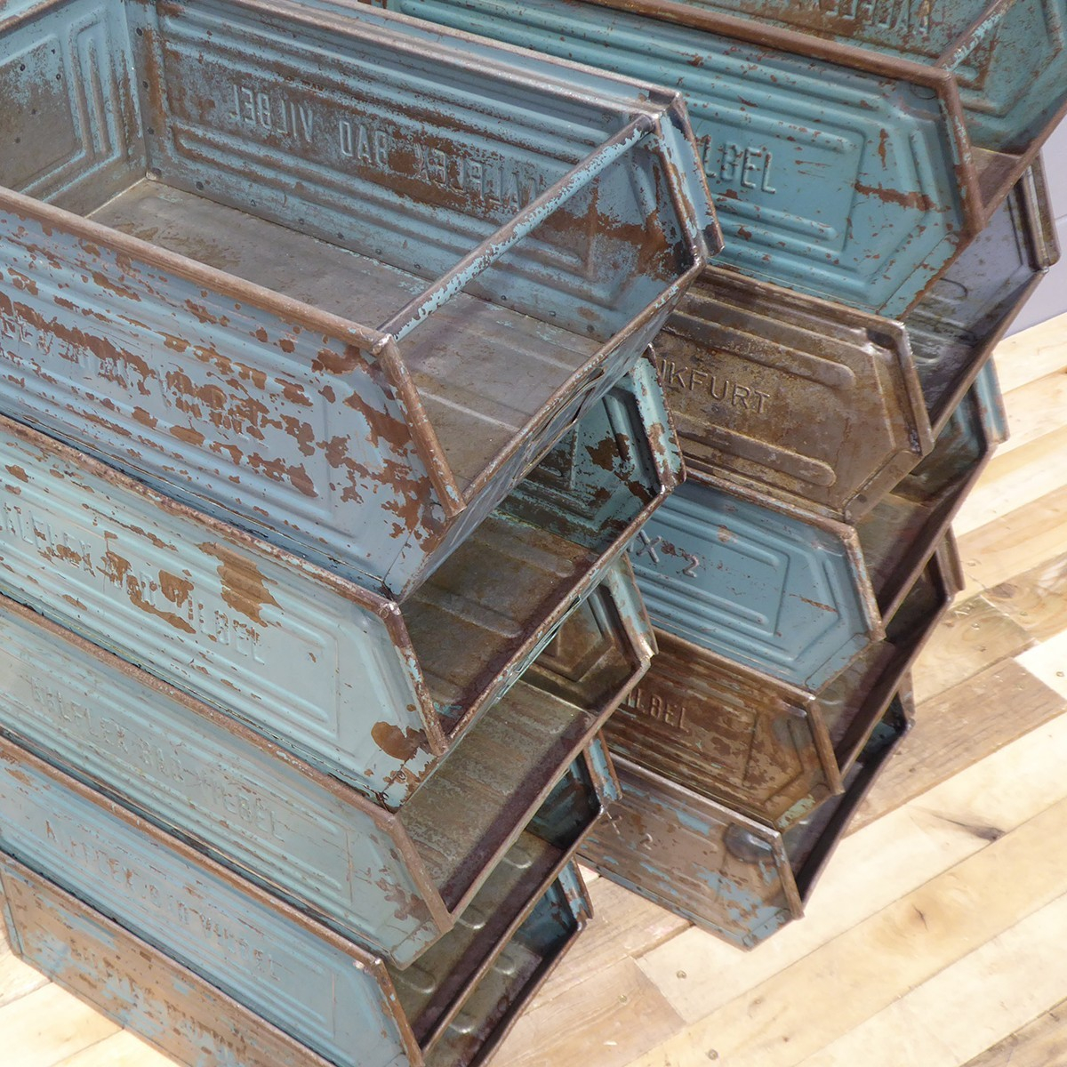 Vintage Industrial Storage Bins Storage Ideas Keep Tidy With for sizing 1200 X 1200