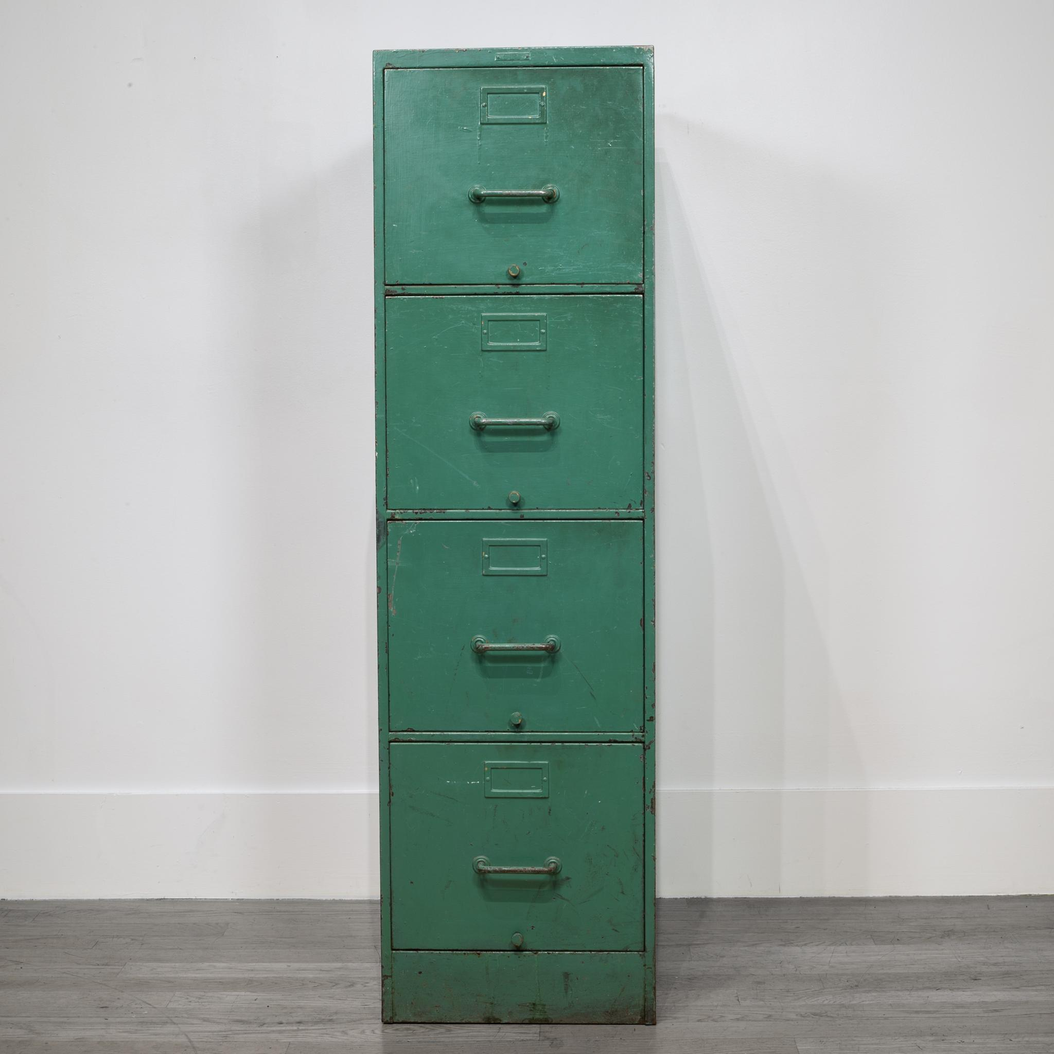 Vintage Metal Filing Cabinet Circa 1940 1950 At 1stdibs pertaining to proportions 2048 X 2048