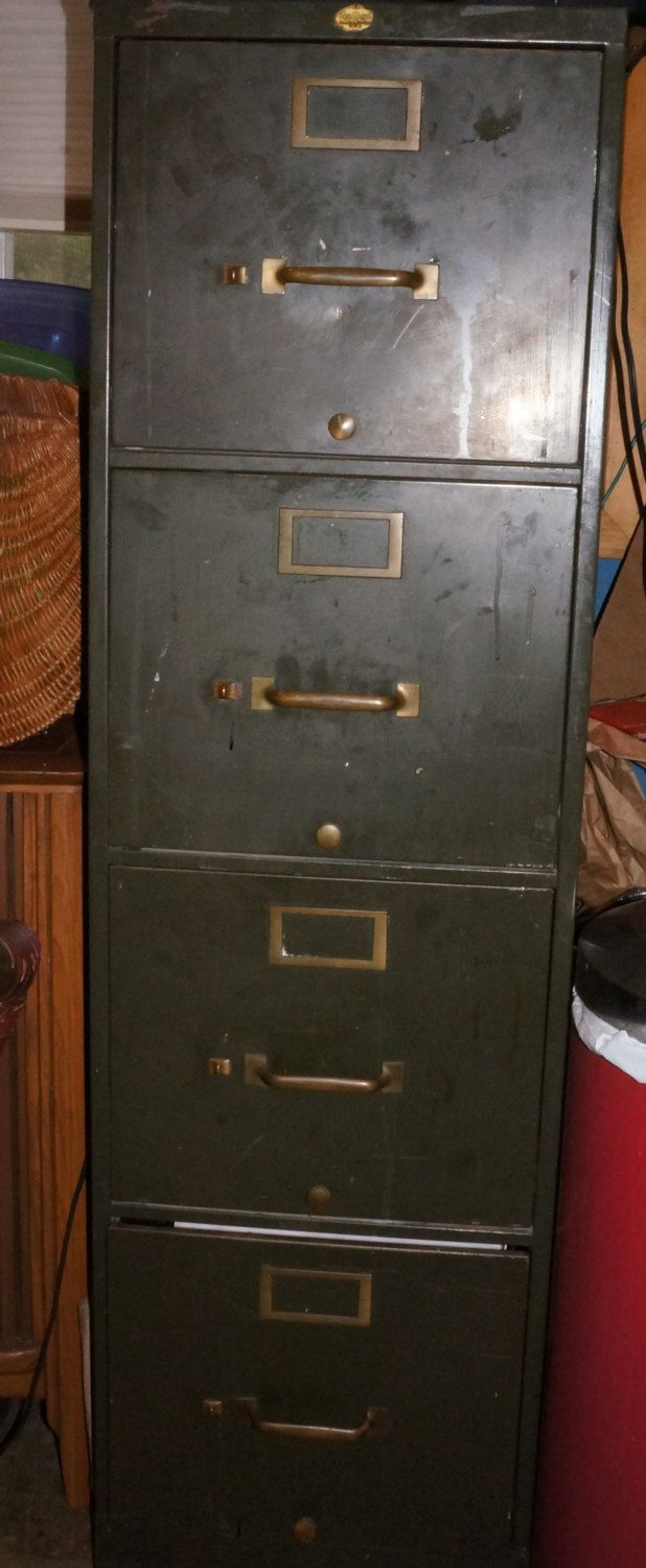 Vintage Mid Century Steel Filing Cabinet Mid Century Art Metal pertaining to sizing 618 X 1500