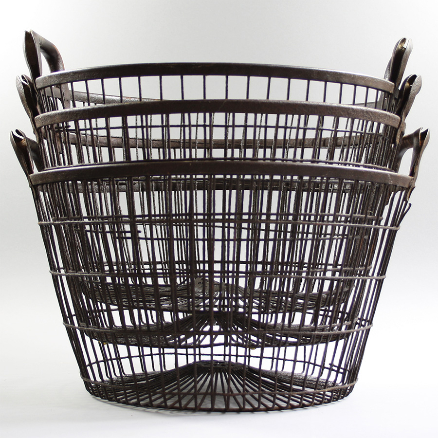 Vintage Round Wire Oyster Basket Vintage Matters with size 900 X 900