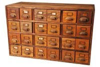 Vintage Wood Card Catalog File 24 Drawer Cabinet Industrial Storage throughout proportions 1000 X 1000