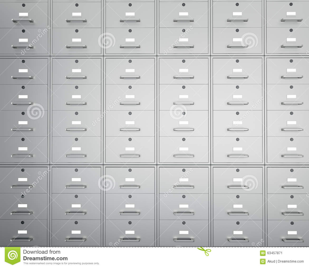 Wall Of File Cabinets Stock Illustration Illustration Of Organize with dimensions 1300 X 1130
