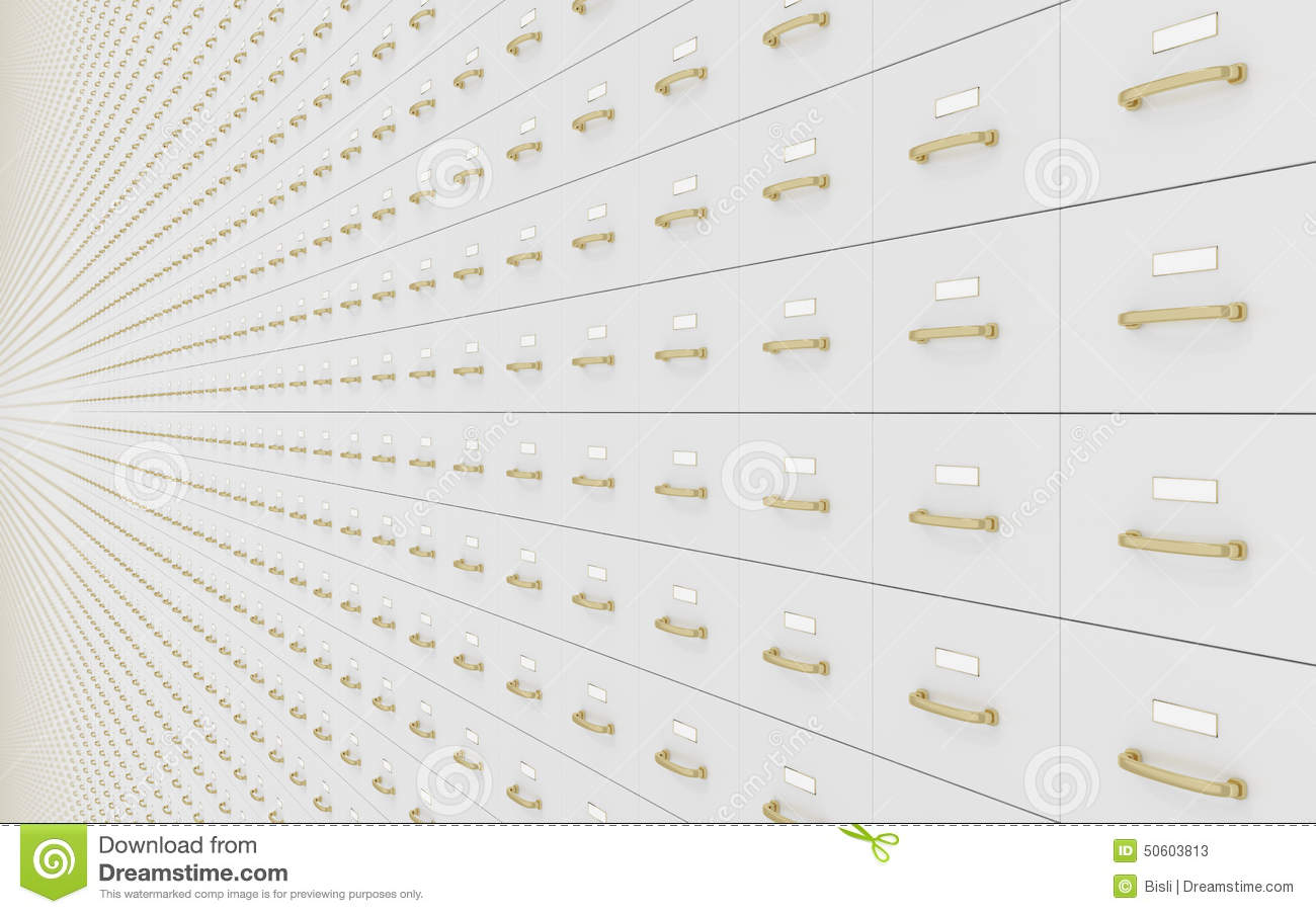 Wall Of Filing Cabinets Stock Image Image Of File Backup 50603813 regarding proportions 1300 X 903